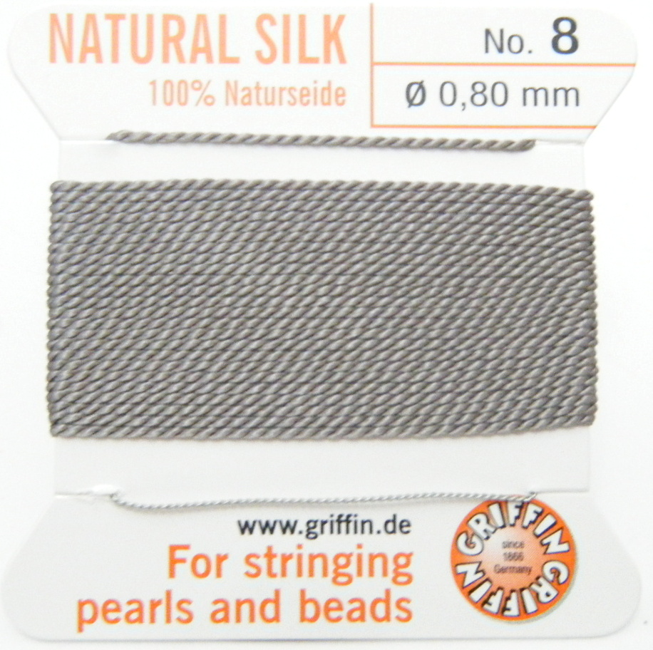 Grey 10 Griffin silk